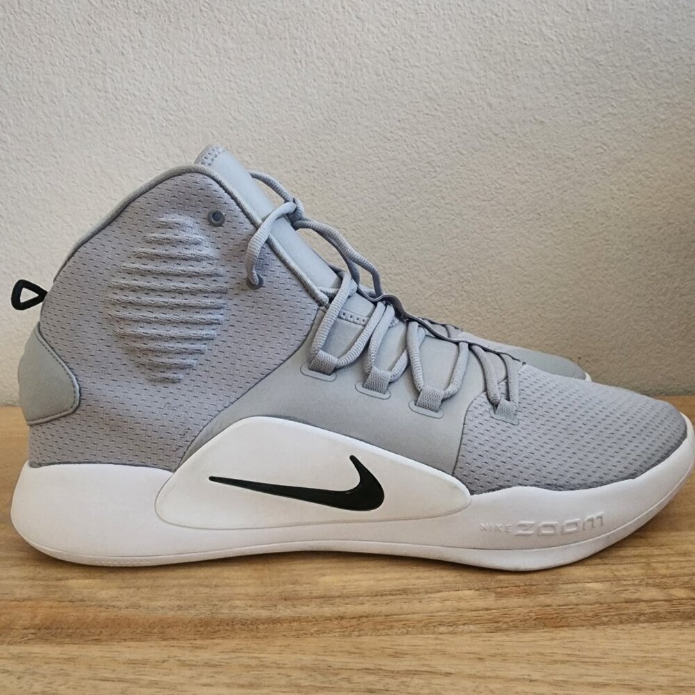 Nike Mens Hyperdunk X TB Basketball Shoes Sneakers AT3866-600 Wolf Grey Size 18